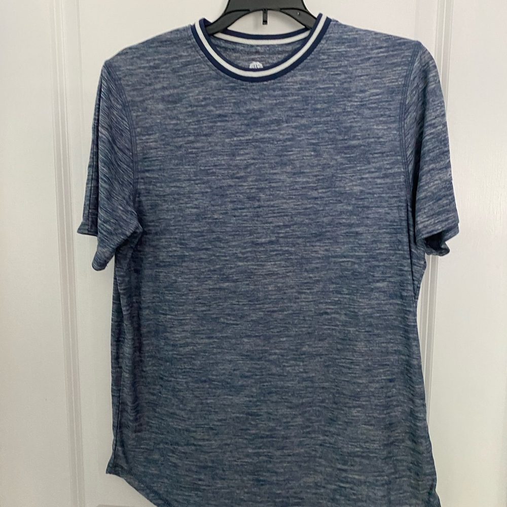 Raw Yarn boys blue shirt, Sz S, NWOT